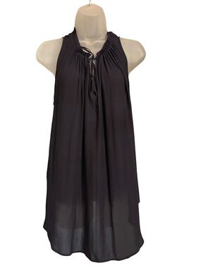 Gap Split-neck halter tank top NAVY Size Large EUC